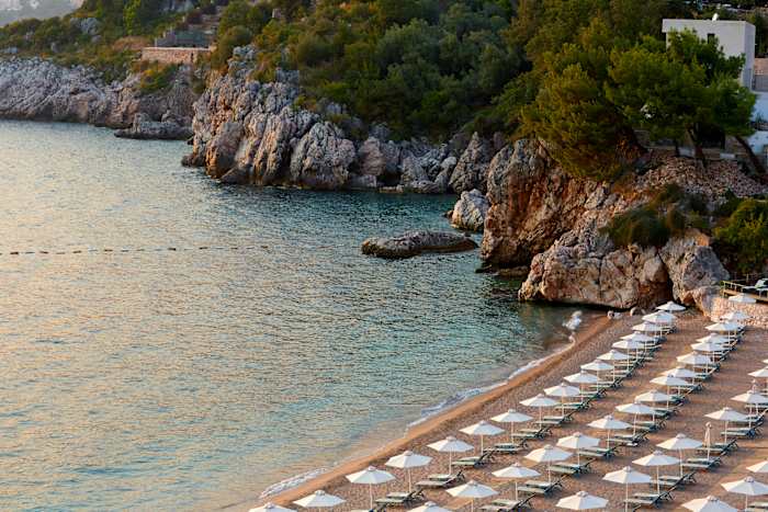 Maestral Resort & Casino beach.